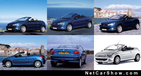Peugeot 206 cc Cabriolet Prospekt 9/03 2003 Broschüre Autoprospekt brochure Auto 